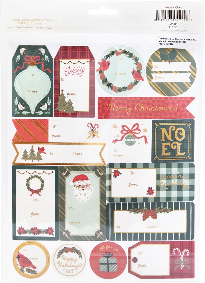Holiday Classic Icons Adhesive Tags - Image 3