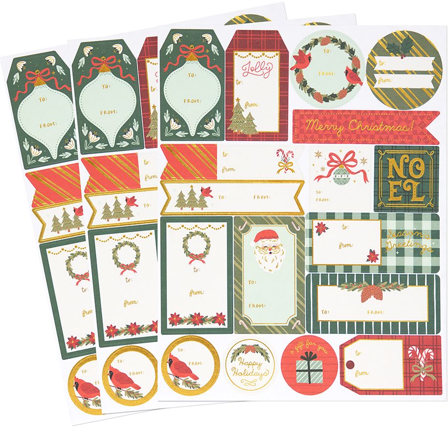 Holiday Classic Icons Adhesive Tags - Image 4