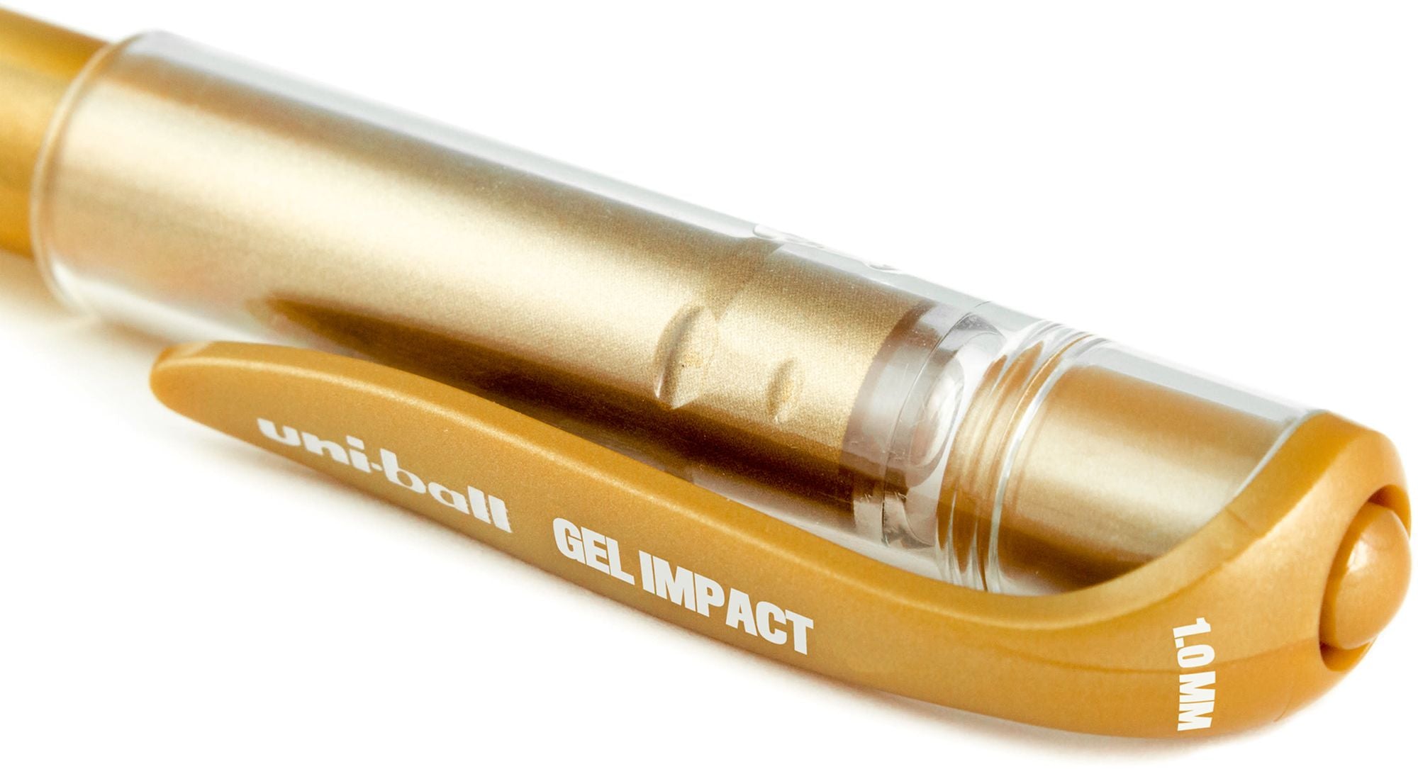 uniball Signo Gel Impact Pens. Bold Point (1.0mm). Assorted Metallic. 3 Pack (Gold. Silver. White) - Image 4
