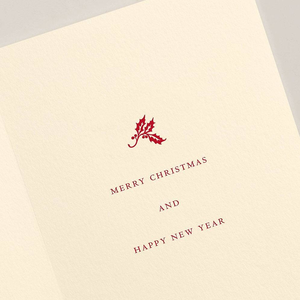 Crane & Co. Christmas Tree With Train Holiday Card Set - Image 2
