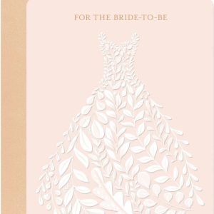 Bride's Dress Wedding Card