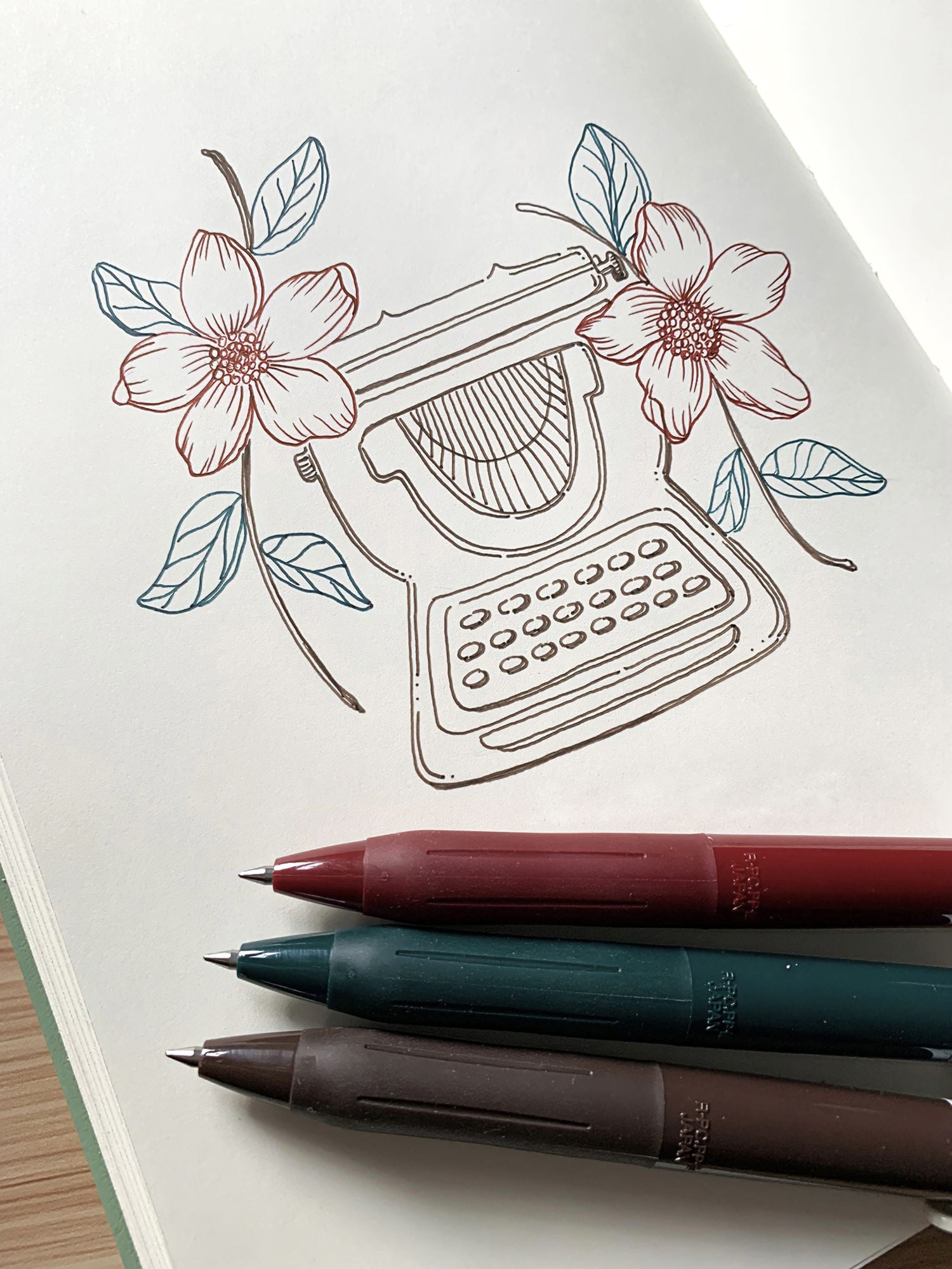 Sarasa Clip Vintage Dark Pens - Image 4