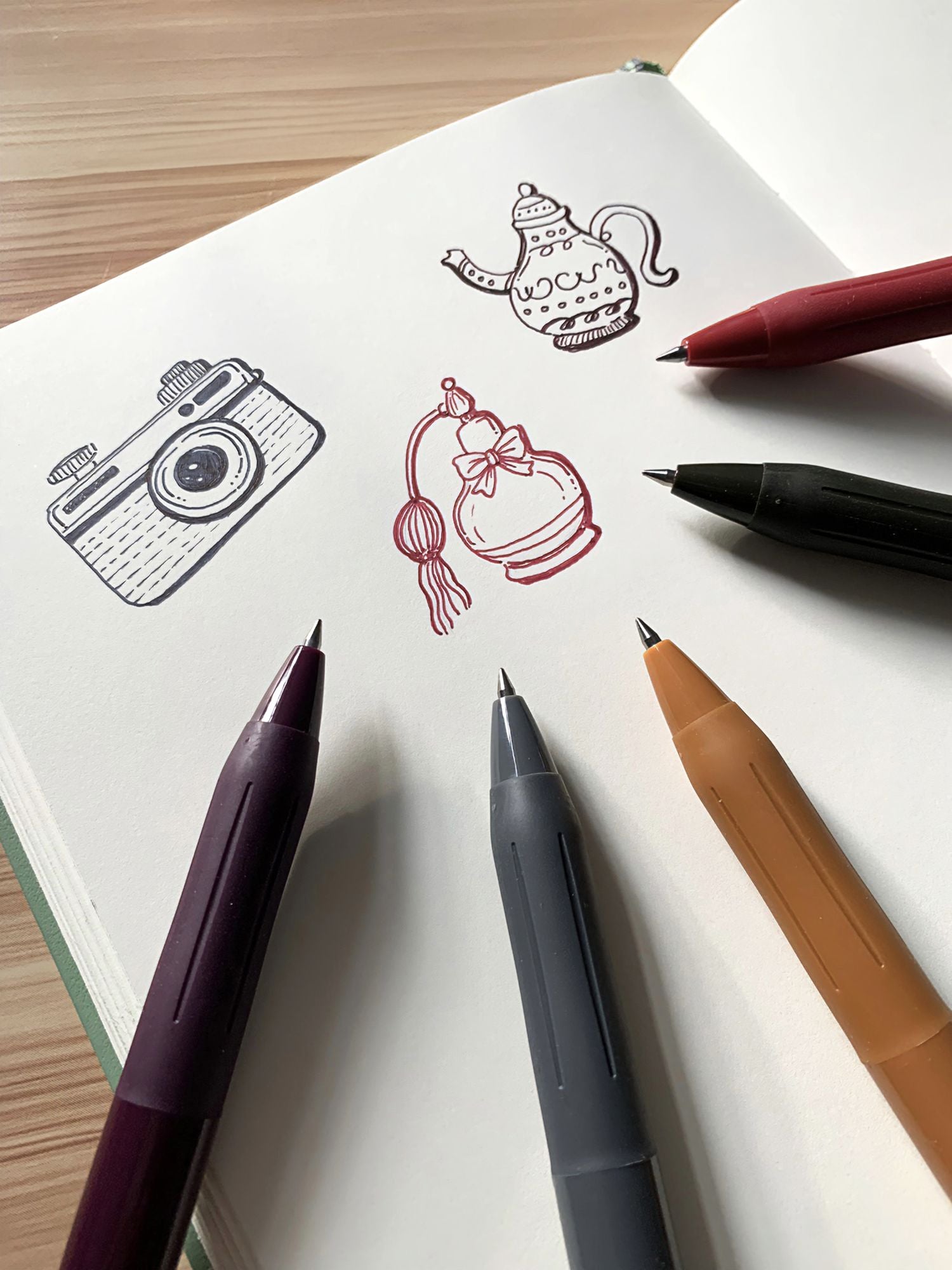 Sarasa Clip Vintage Dark Pens - Image 7