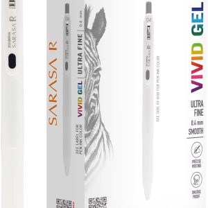 Sarasa R Gel Retractable 0.4mm Black