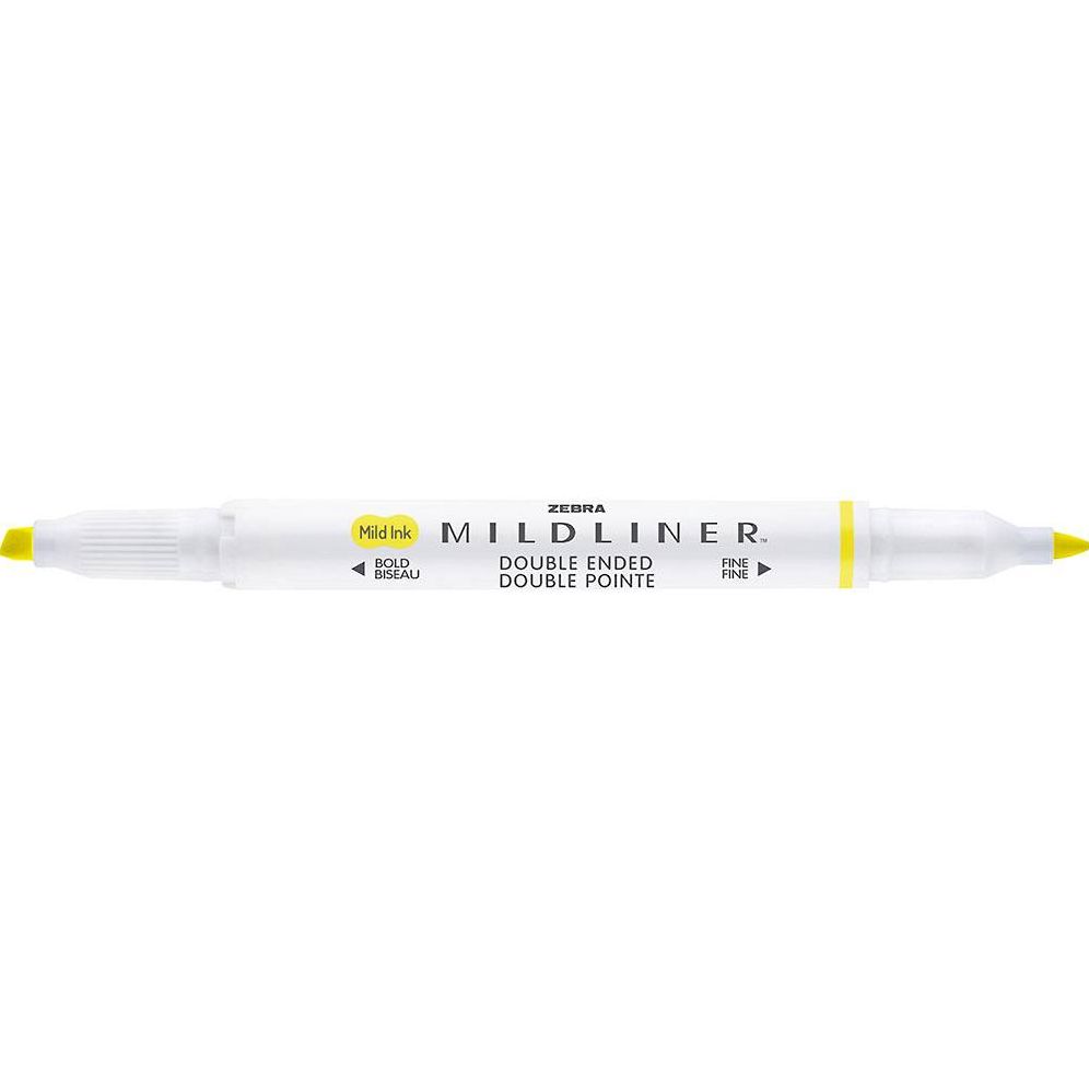 Zebra Mildliner Yellow Pen - Image 2