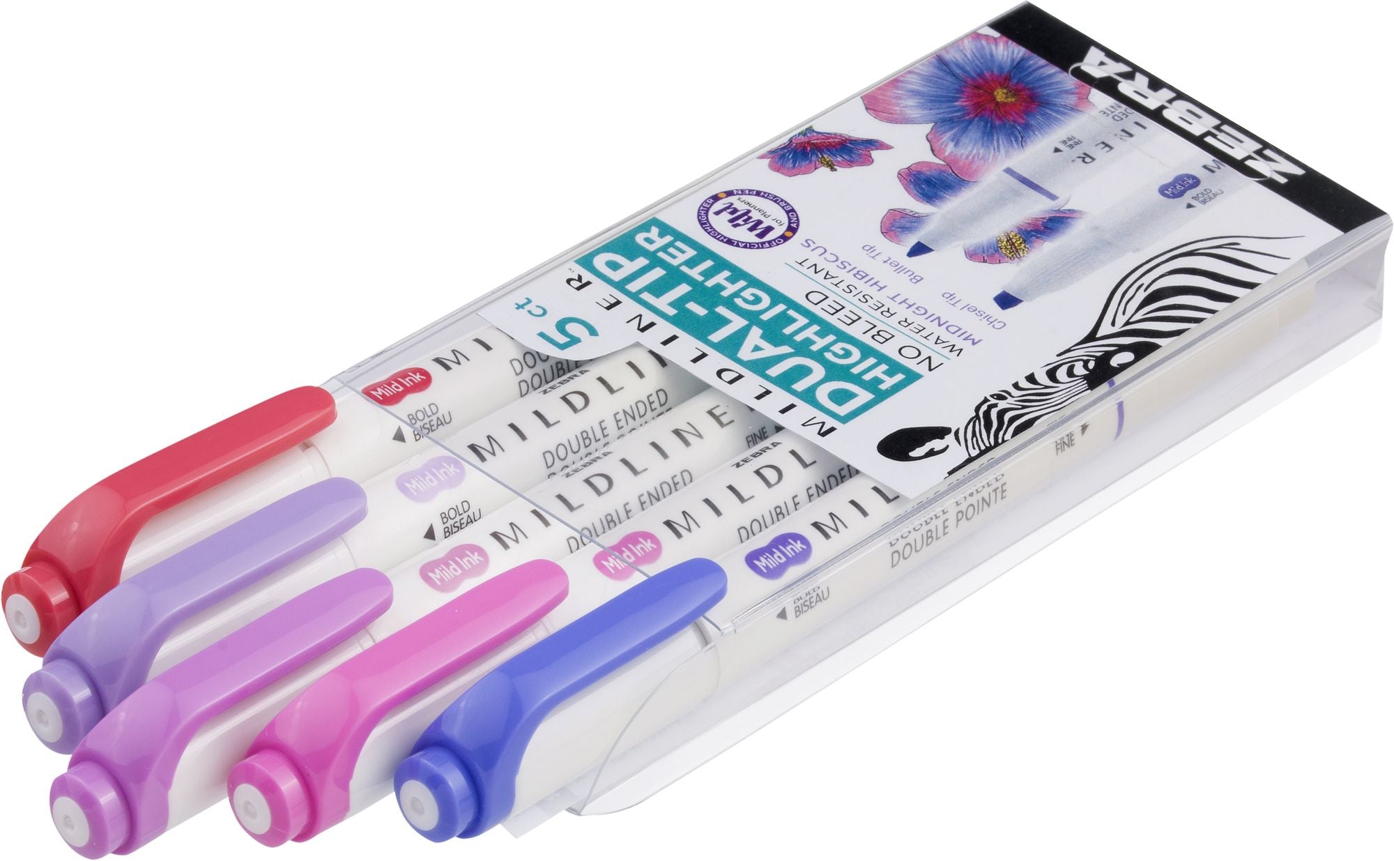 Mildliner Hibiscus Midnight Highlighters - Image 2