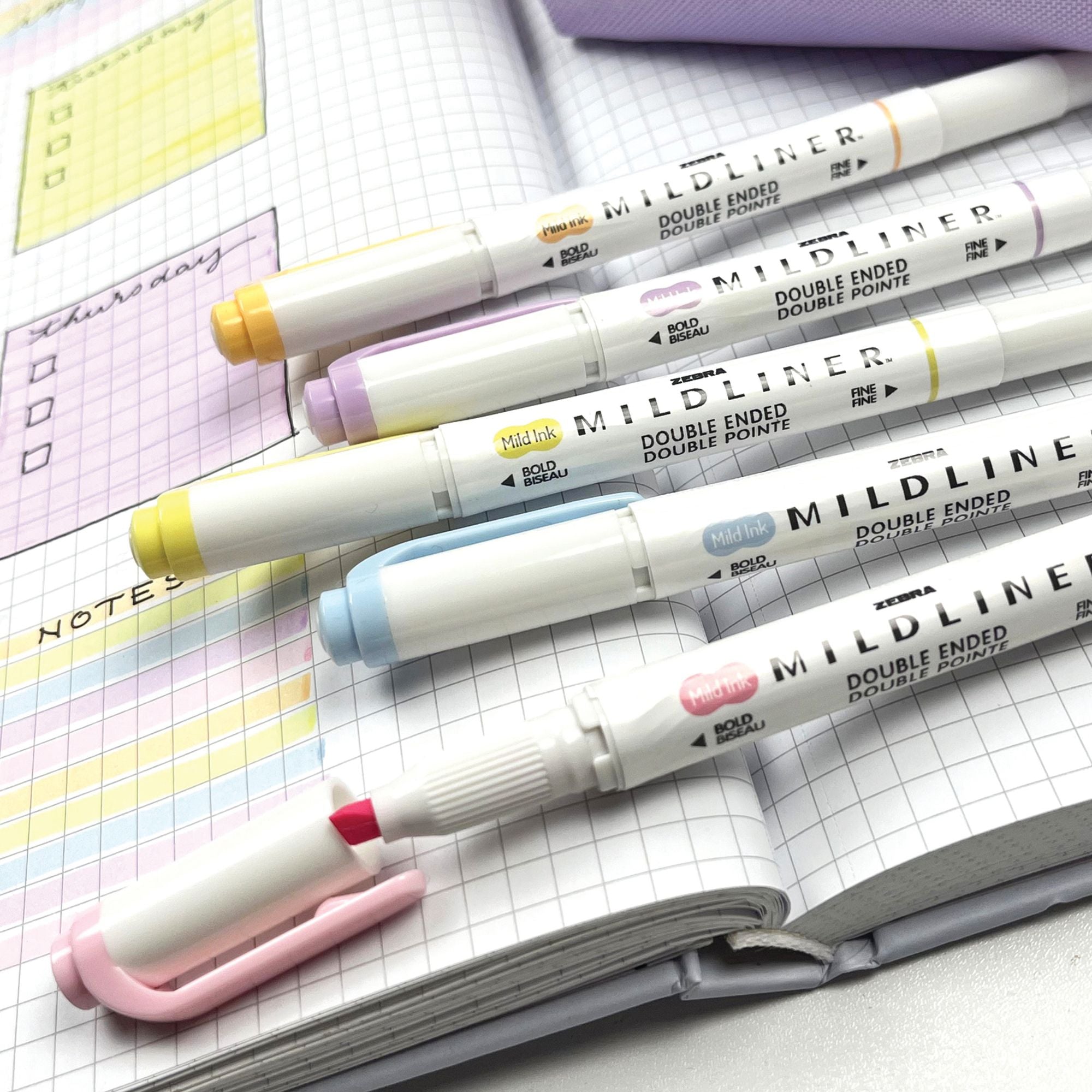 Mildliner Double Ended Highlighter Gentle Pack - Image 3