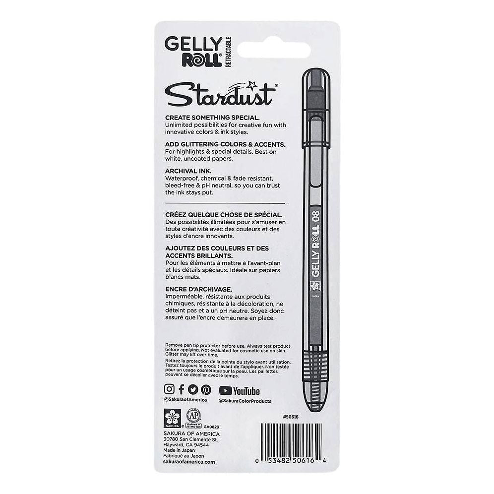 Sakura Gelly Roll Retractable - Stardust Melon Mix - 3 pack - Image 2