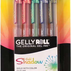 Gold Shadow Gelly Roll Pens