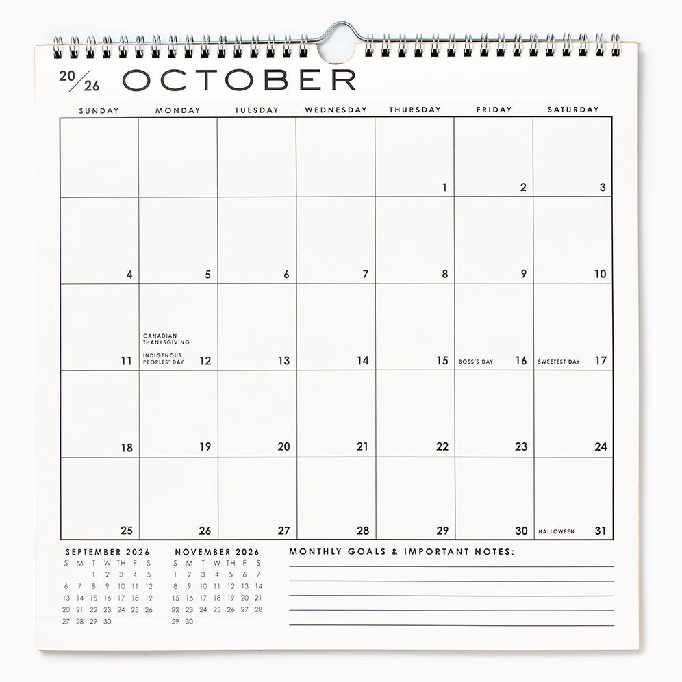 2026-2027 Paper Source Grid 17 Month Calendar - Image 3