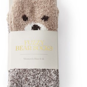 Bear Fuzzy Sock