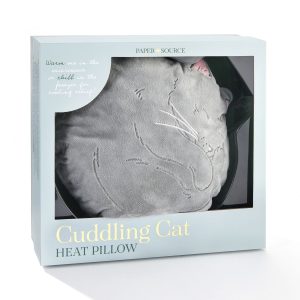 Curled Cat Heatable Pillow