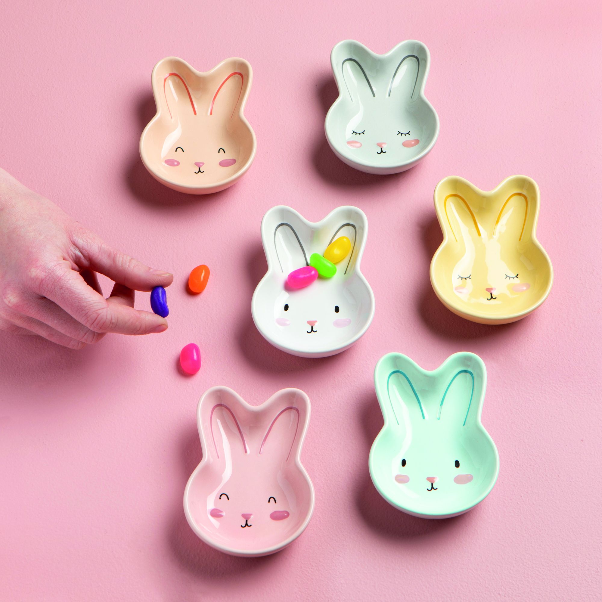 Bunny Pinch Bowls Set of 6 - Image 3