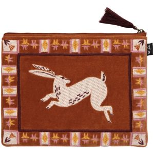 Folktale Embroidered Pouch