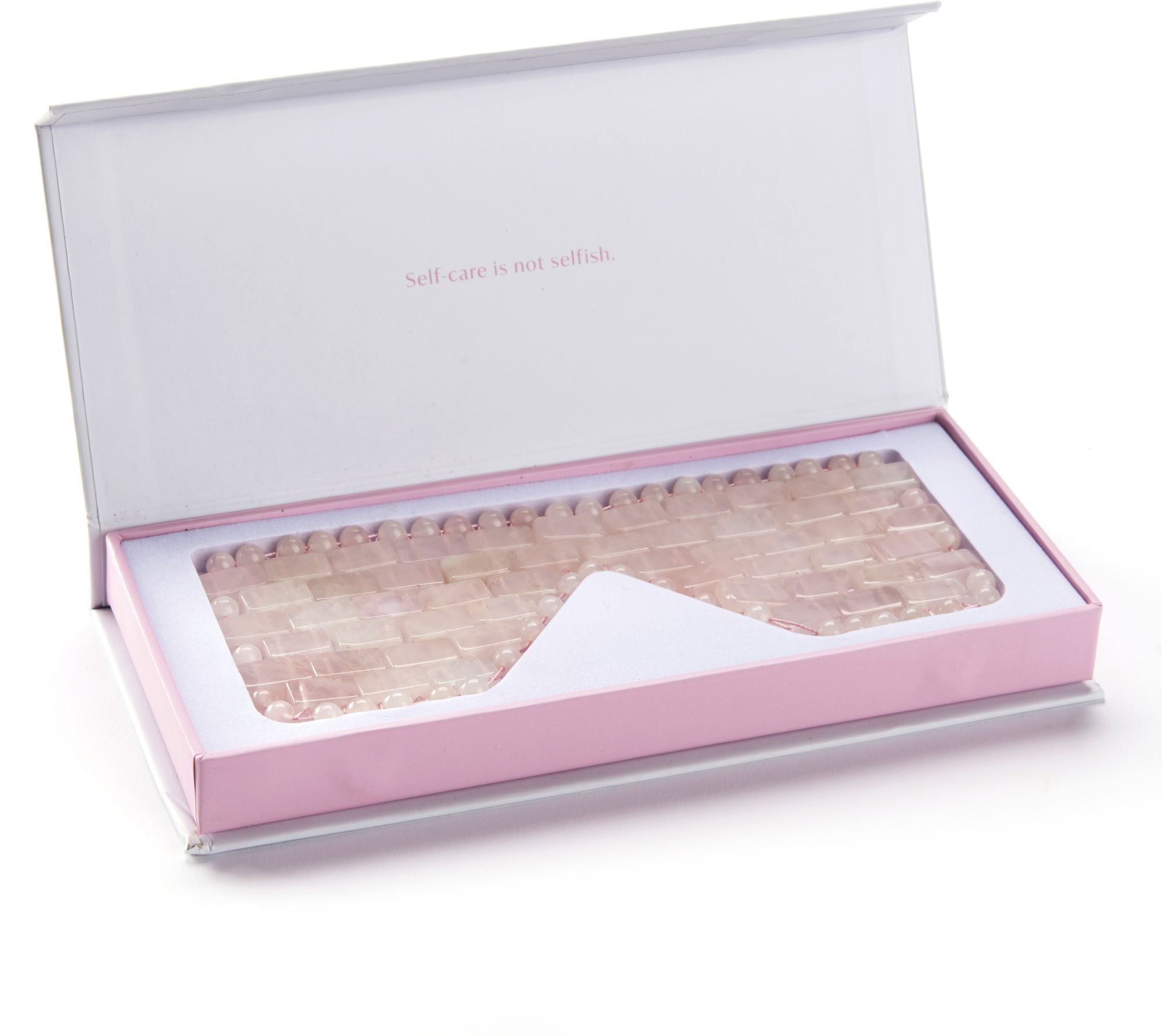 Rose Quartz Stone Eye Mask - Image 2