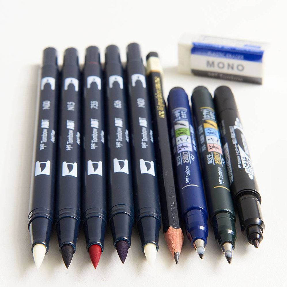 Tombow Lettering in Color Set Updated Palette with Dual Brush Pens and Hand Lettering Tools - Image 4