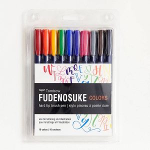 Fudenosuke Colors Brush Pen Set