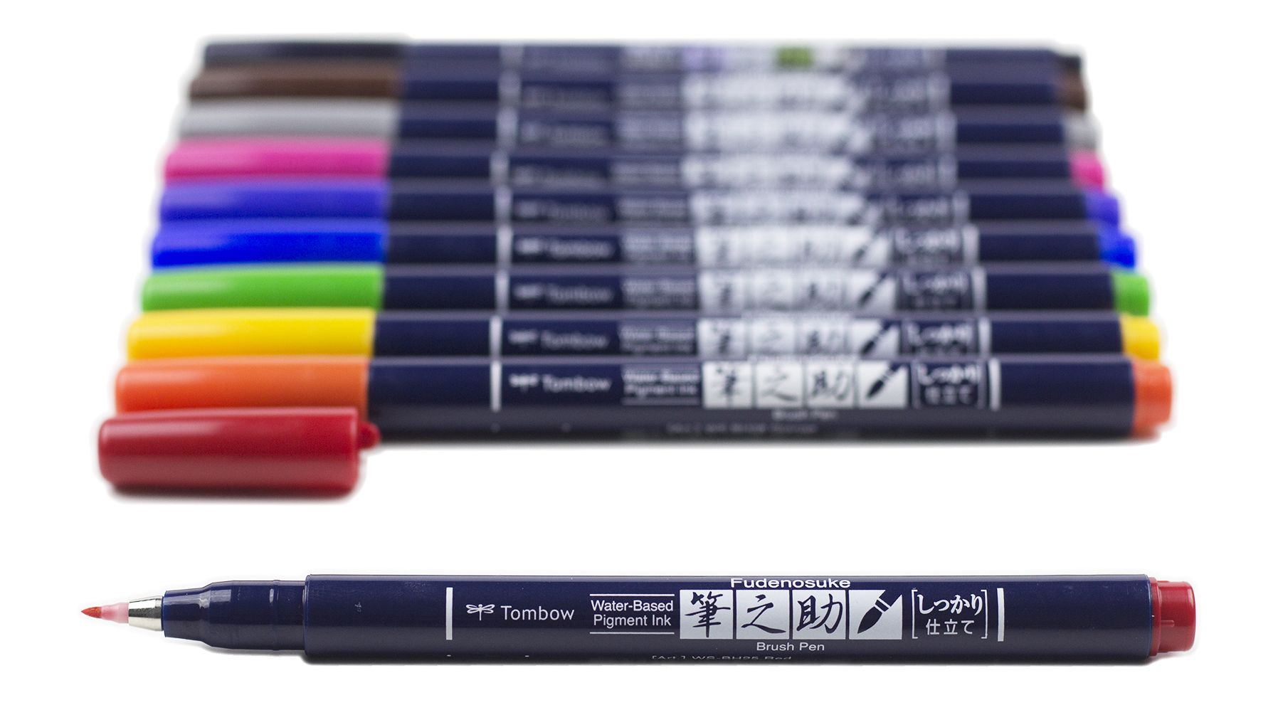 Fudenosuke Colors Brush Pen Set - Image 8