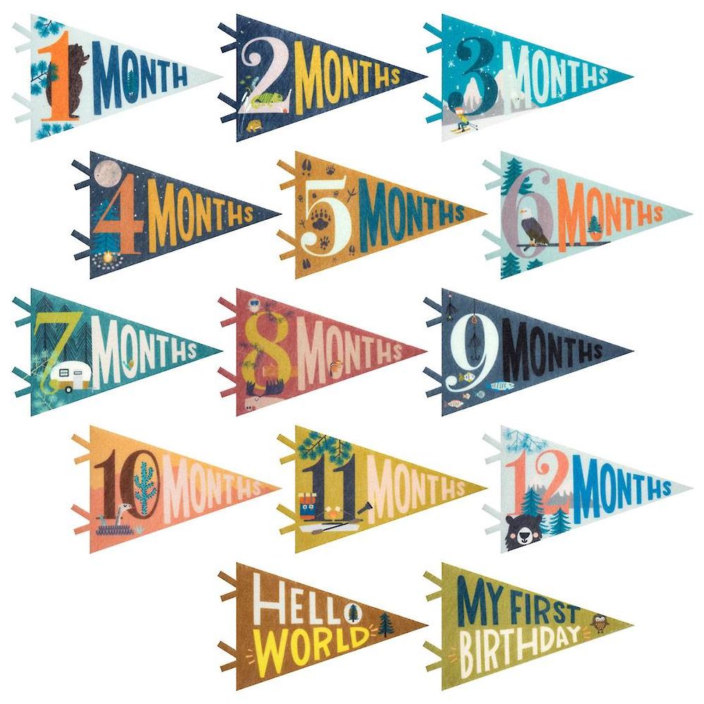Little Camper Monthly Pennants - Image 2