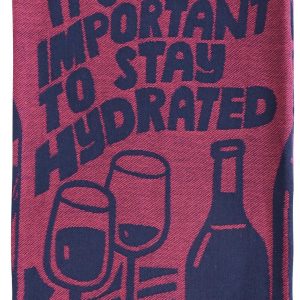 Stay Hydrated Woven Dish Towel