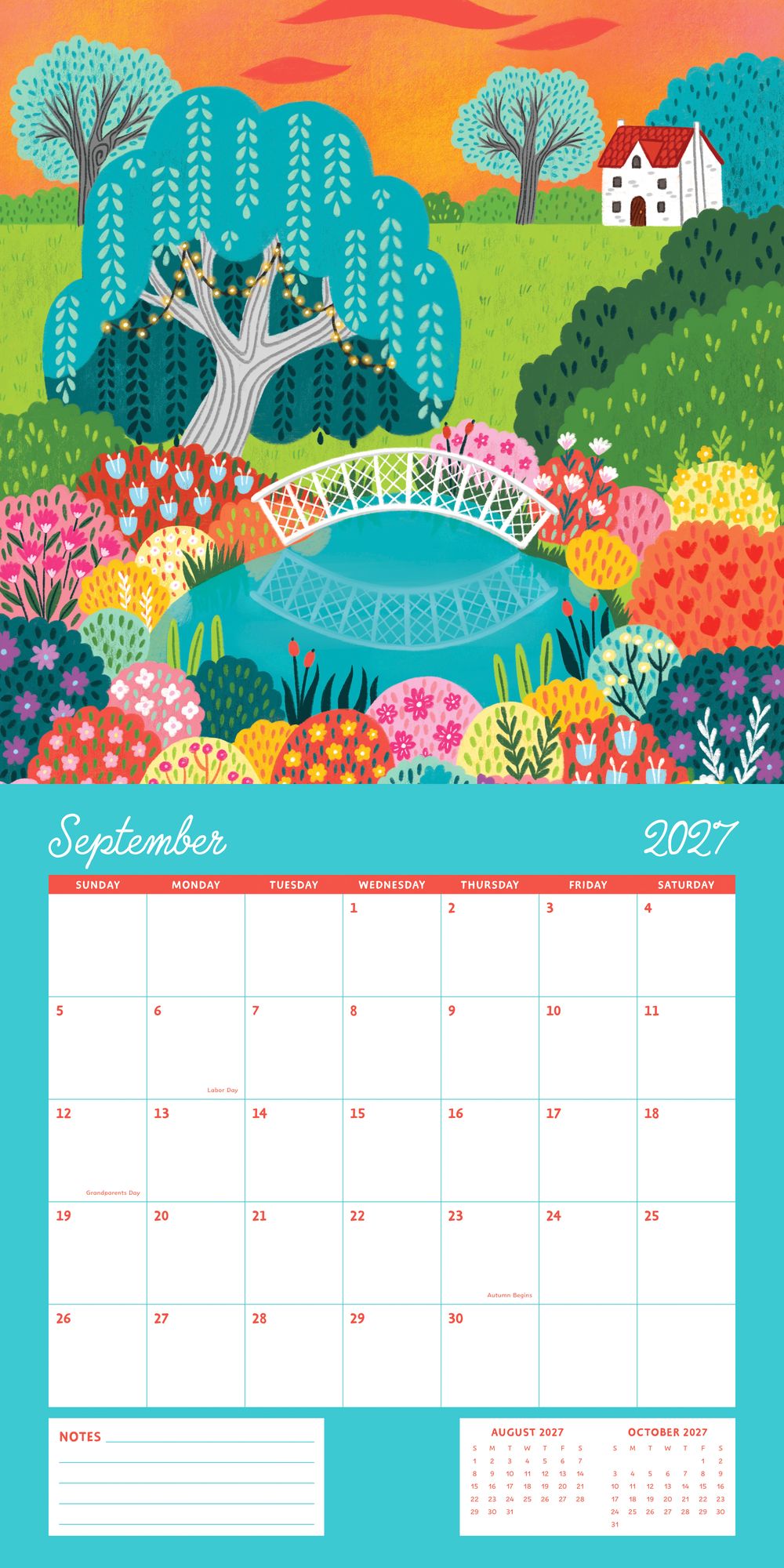 2027 Wall Calendar - Enchanted Wildscapes - Pear Tree Press - Image 11