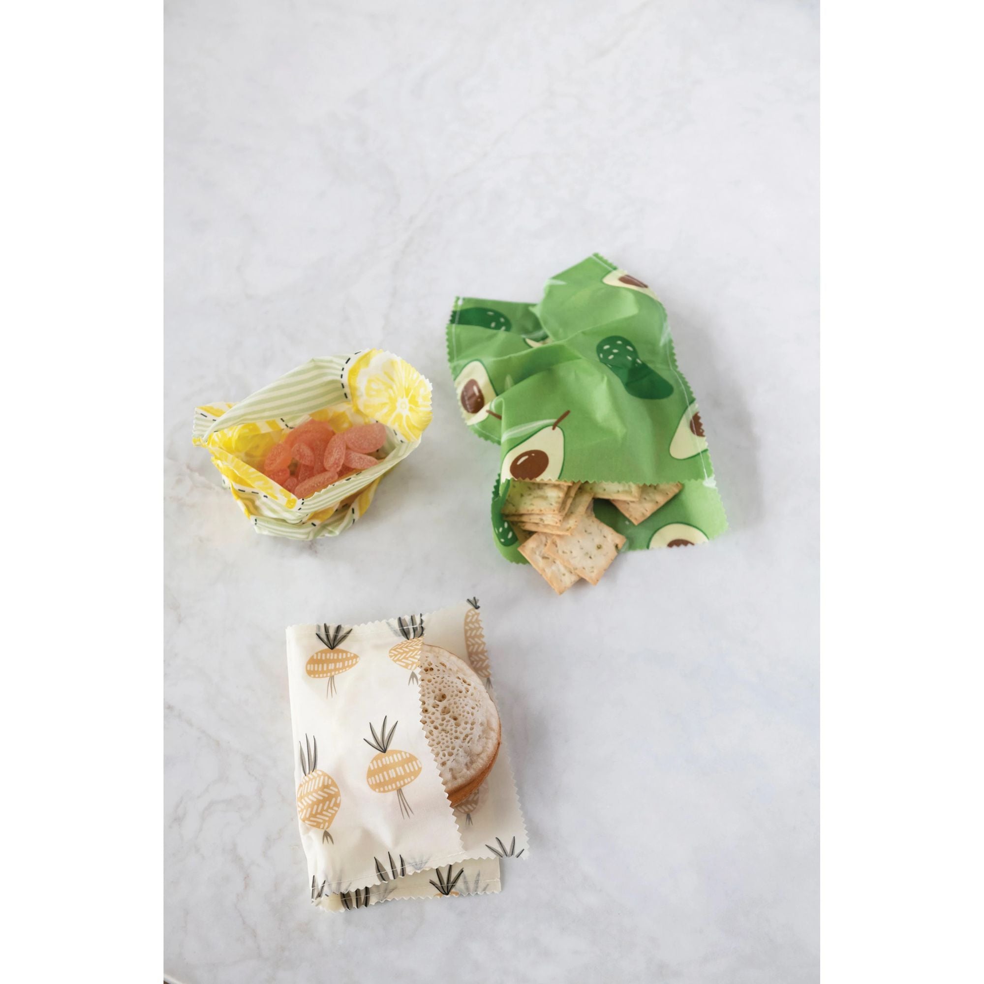 Reusable Beeswax Food Bag Set of 2 - Image 2