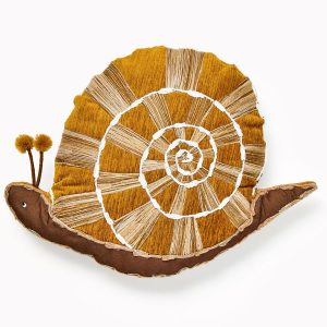Snail Woven Pillow