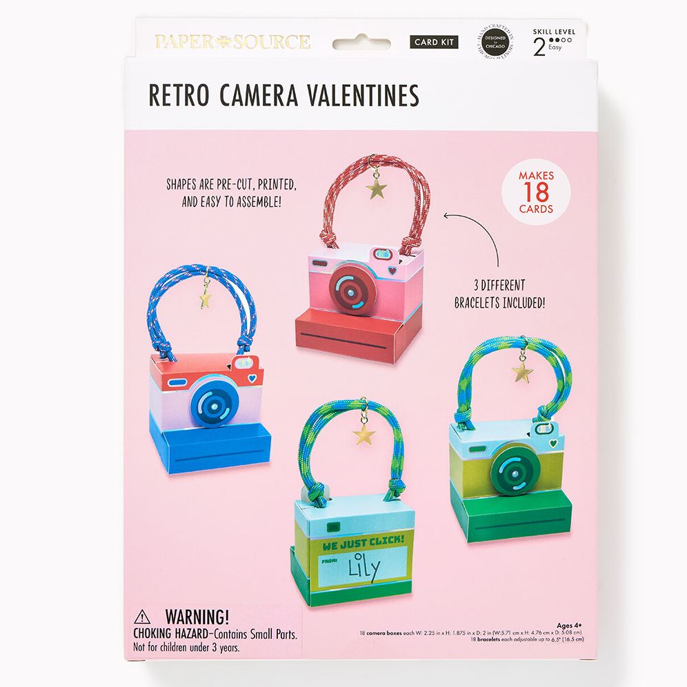 Camera Friendship Bracelet Valentine Card Kit - Image 2