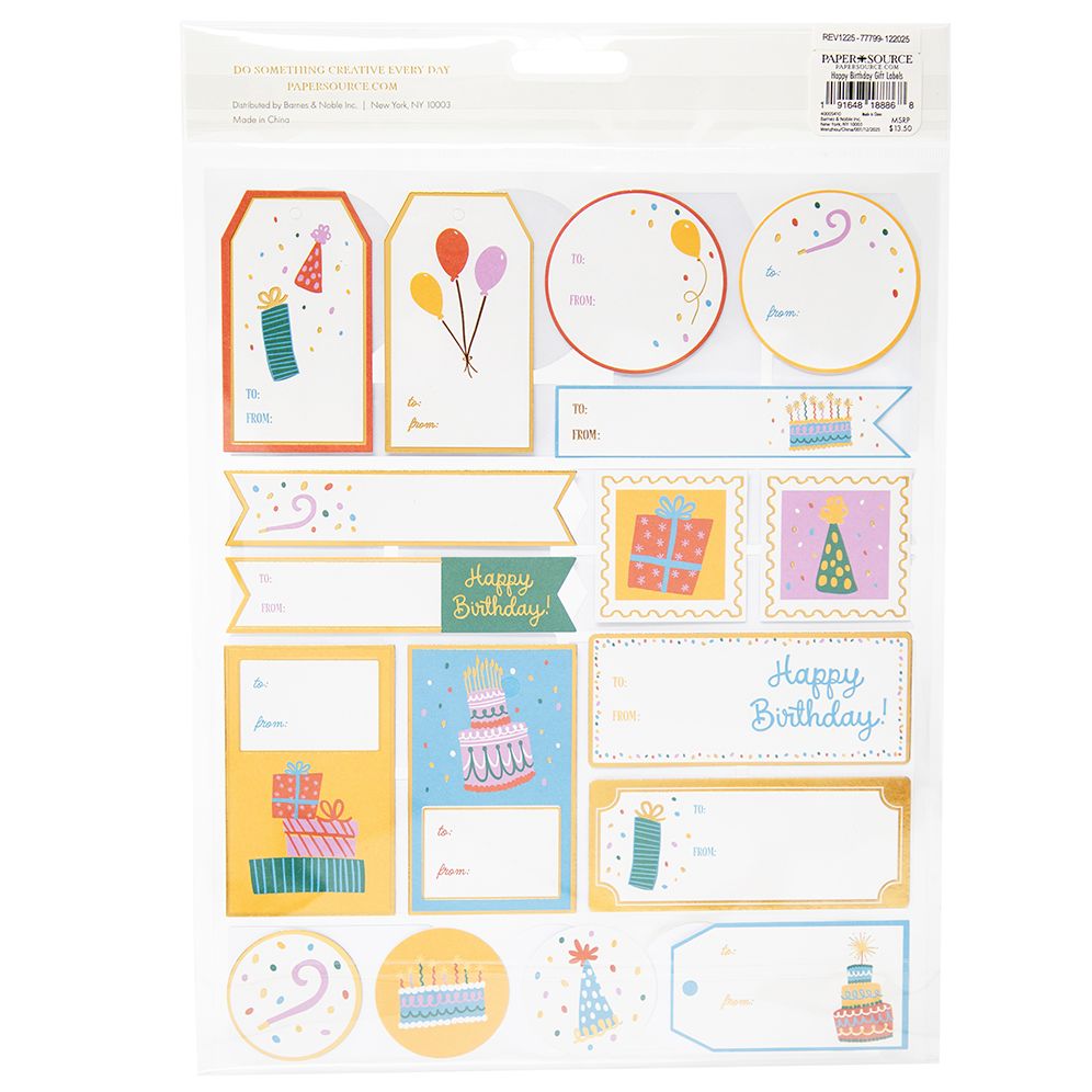 Happy Birthday Gift Labels - Image 2