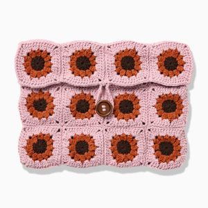Granny Square Crochet Book Sleeve Kit