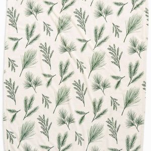 Greenery Throw Blanket