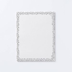 Vanilla Bean Border Craft Paper