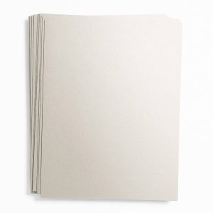 Shimmer Silver Card Stock 8.5 x 11 Bulk Pack