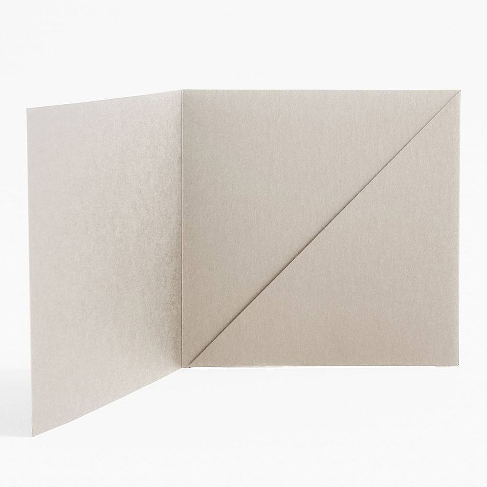 5.5 Square Shimmer Silver Diagonal Folders - Image 2
