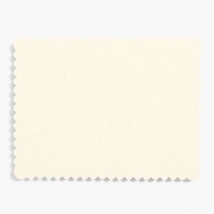 Luxe White A2 Scallop Note Cards