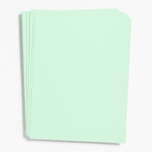 Mint Card Stock 8.5 x 11