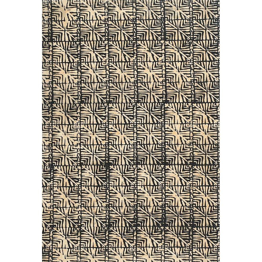 Black and White Batik Squares Handmade Paper - Image 2