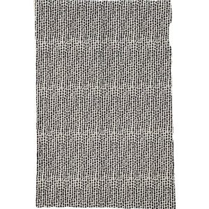 Black String Dot on Cream Handmade Paper