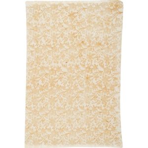 White Batik Floral Handmade Paper