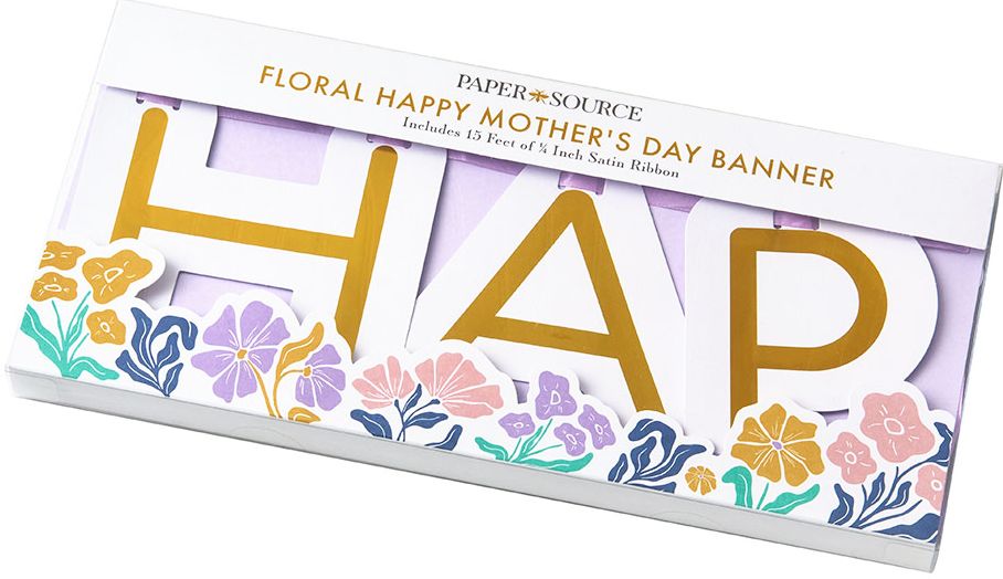 Floral Happy Mother's Day Banner - Image 2