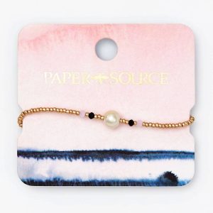 Pearlescent Beaded Bracelet
