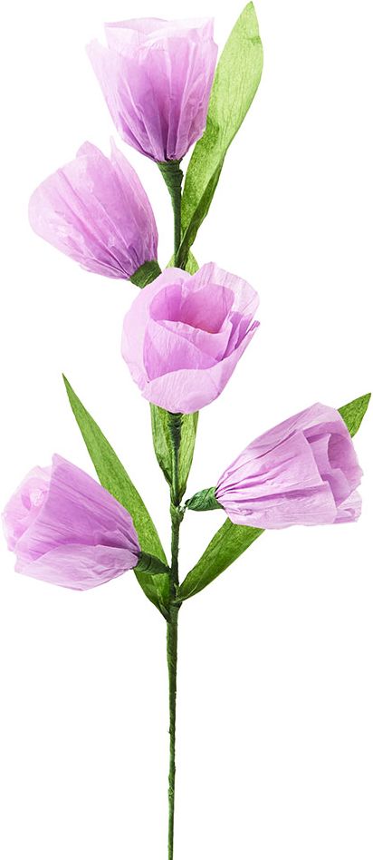 Purple Multi Bloom Paper Flower - Image 2