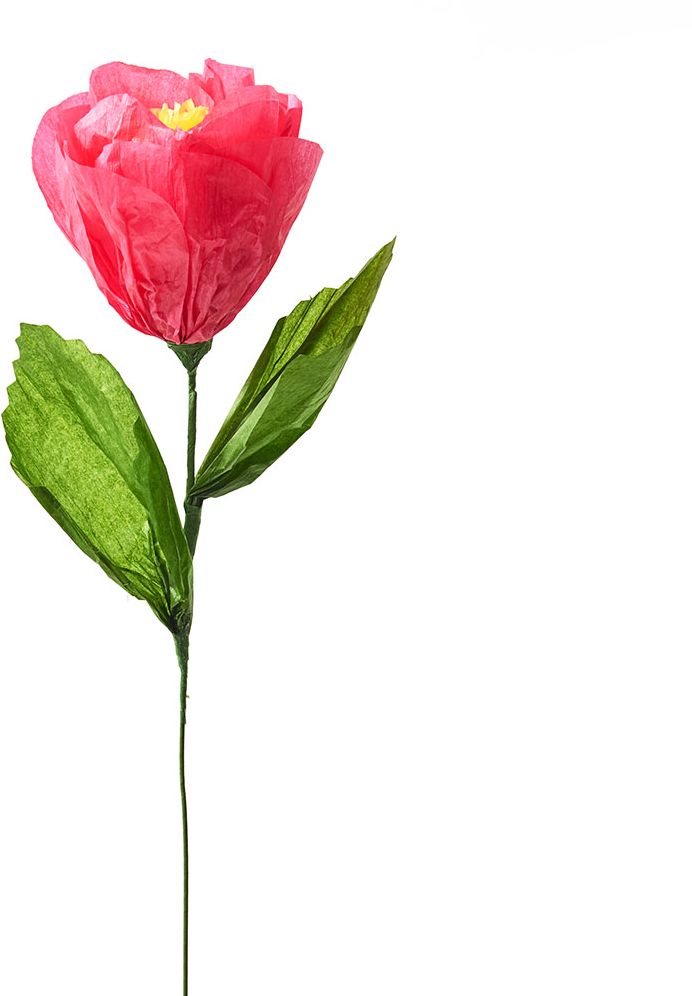 Fuchsia Peony Paper Flower - Image 2