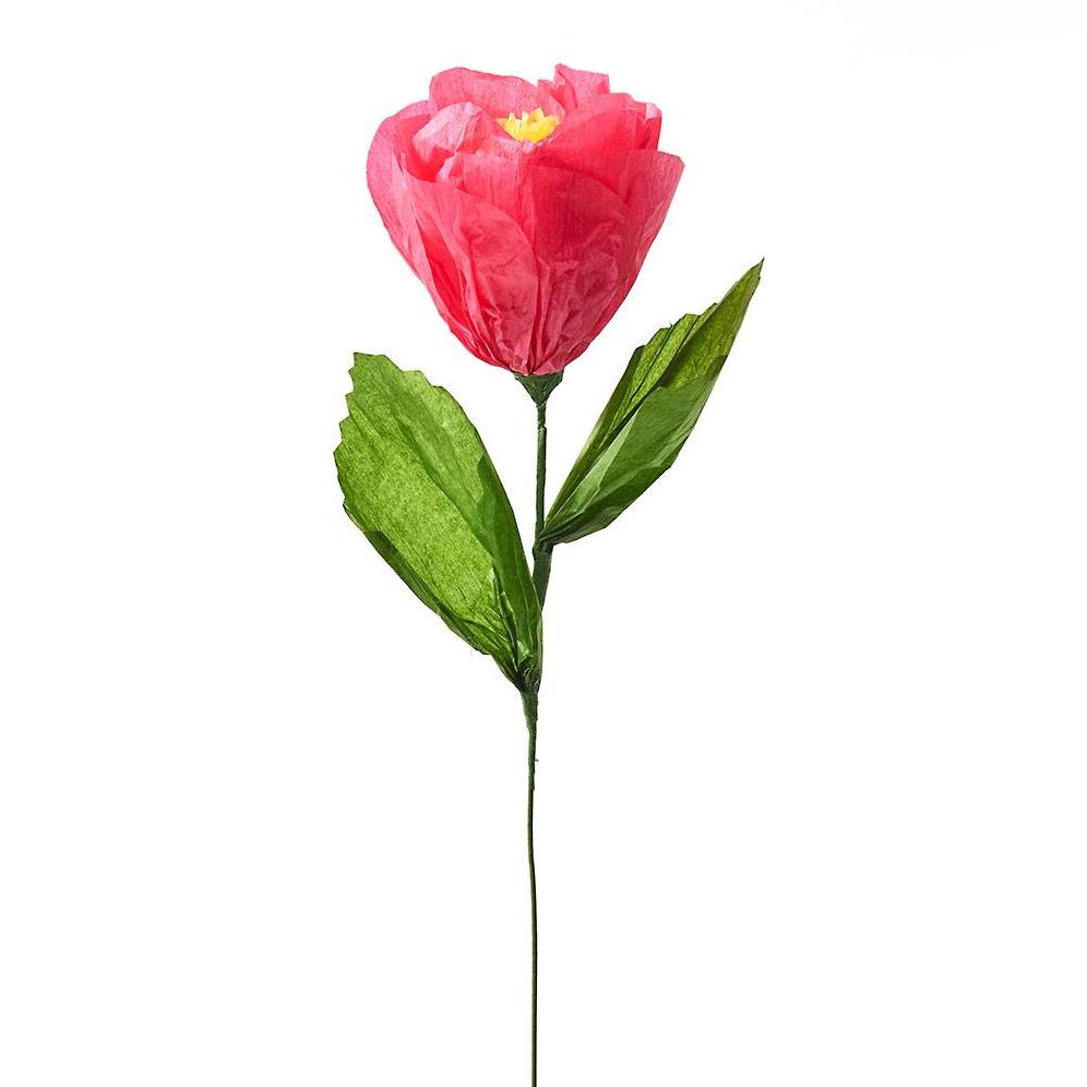 Fuchsia Peony Paper Flower - Image 3