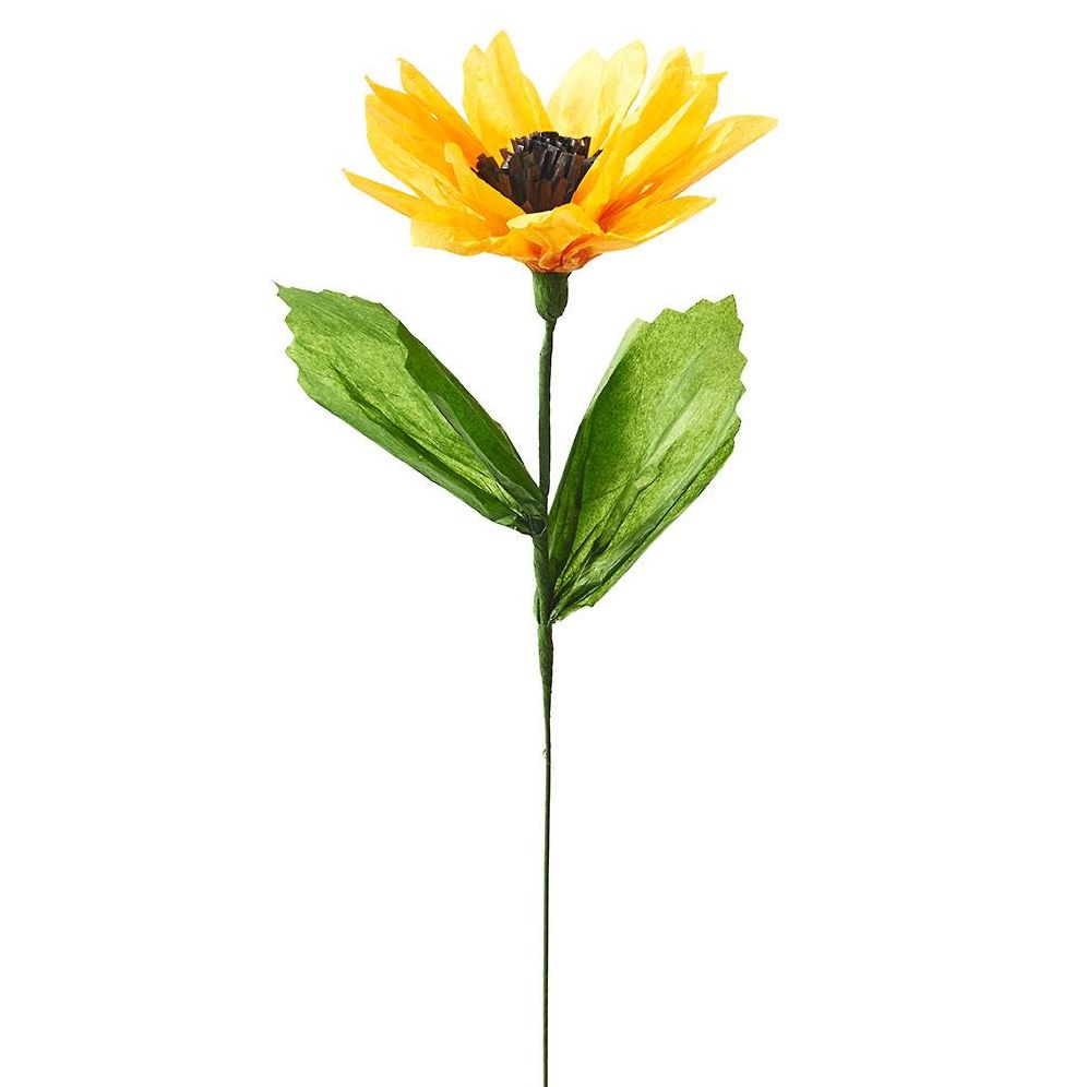 Yellow Sunflower Paper Flower - Image 3