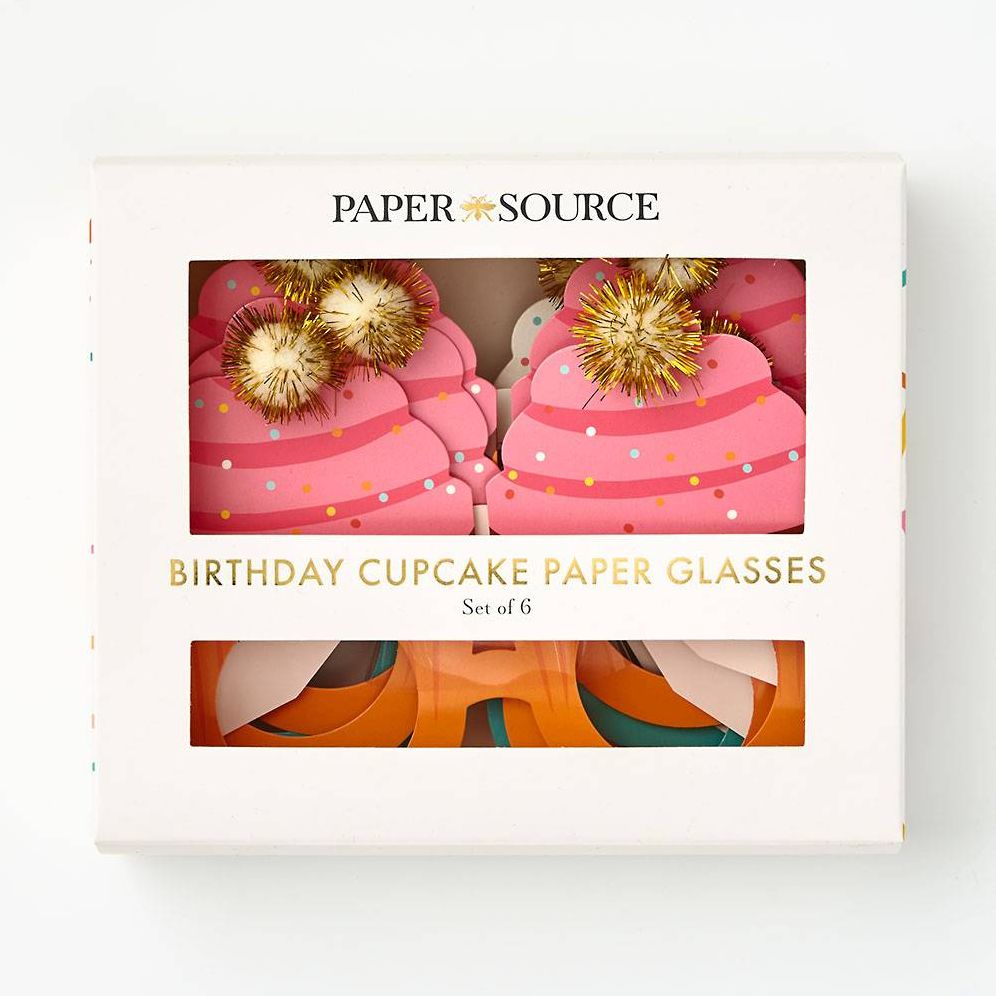Birthday Cupcake Paper Glasses - Image 2