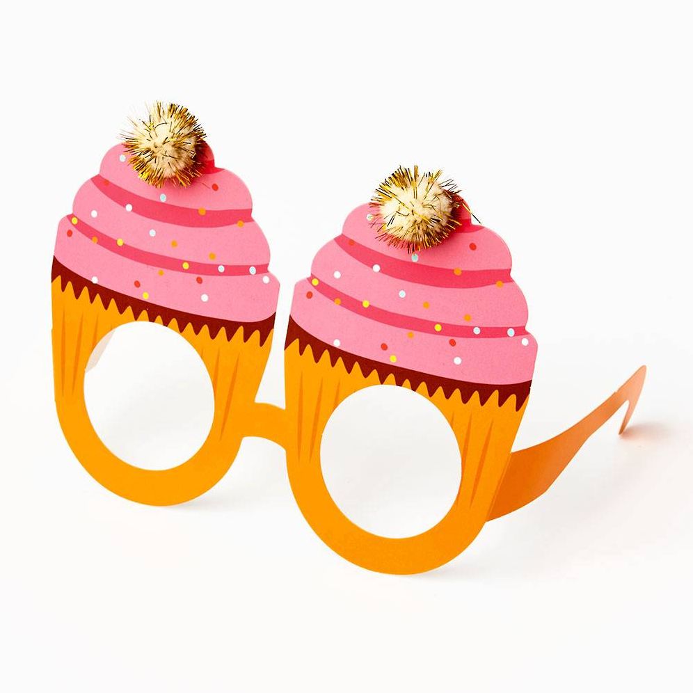 Birthday Cupcake Paper Glasses - Image 3