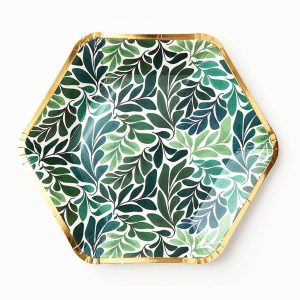 Celebration Greenery Large Plates