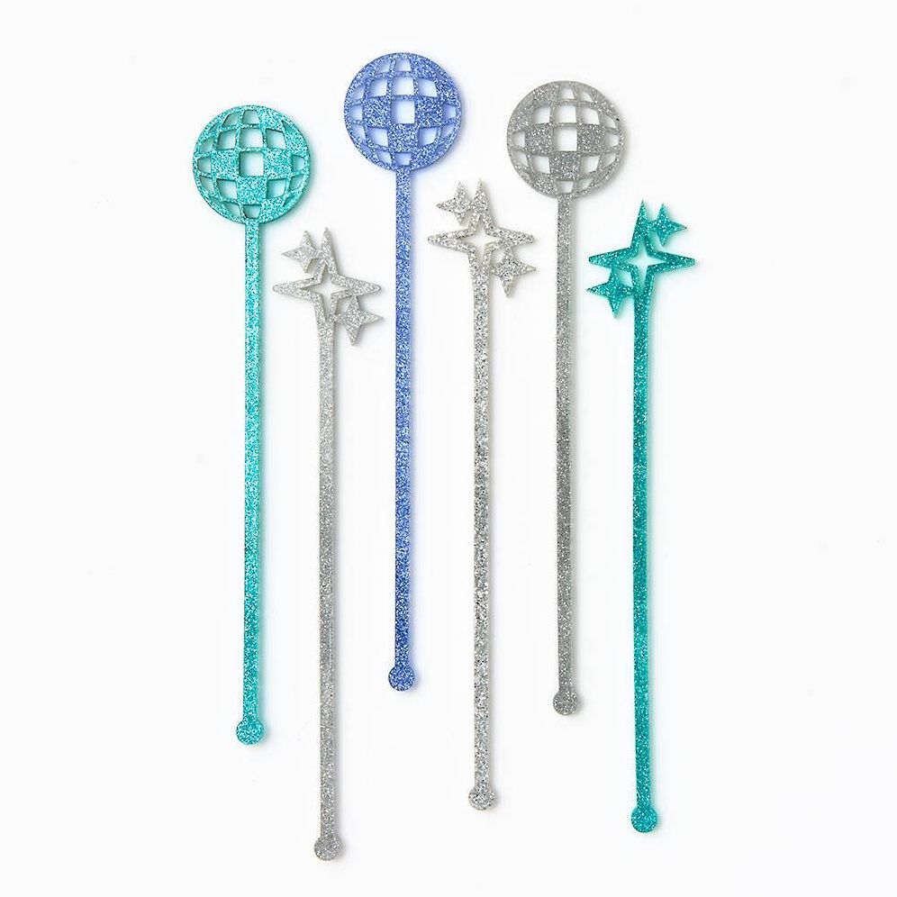 Disco Party Acrylic Drink Mixers - Image 2
