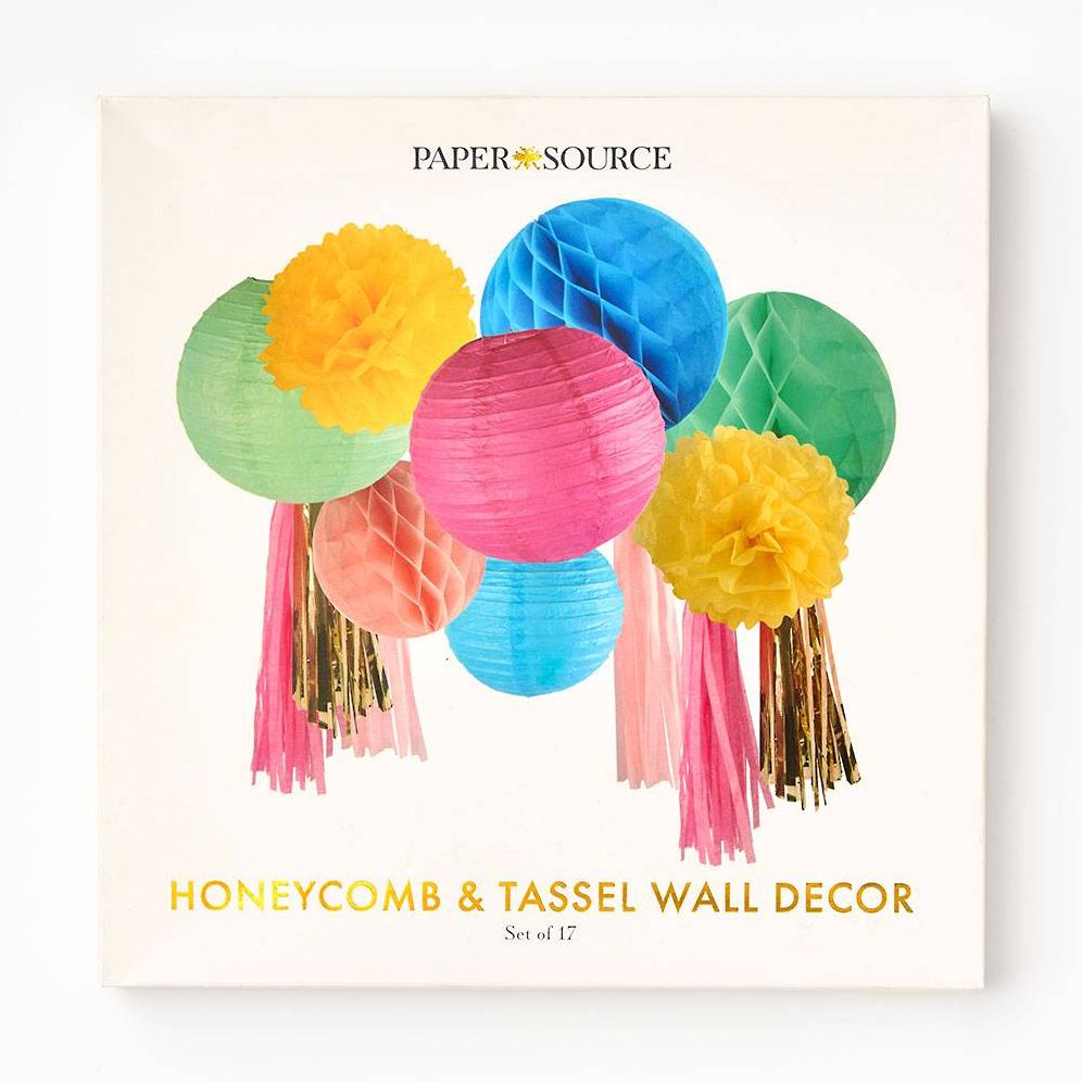 Honeycomb & Tassel Wall Decor - Image 3